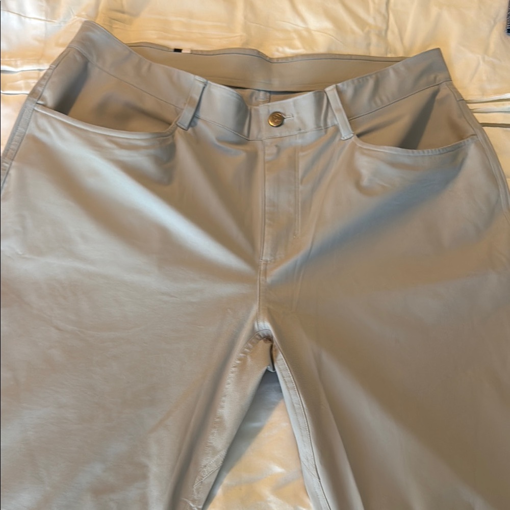Rhoback Light Gray Men's Pants 36x30